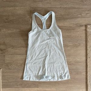 Cool racerback tank in light blue